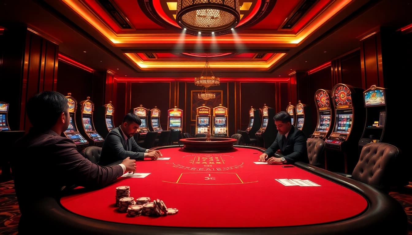 Experience thrilling gameplay and luxury at https://kong88.win with vibrant poker tables and slot machines.