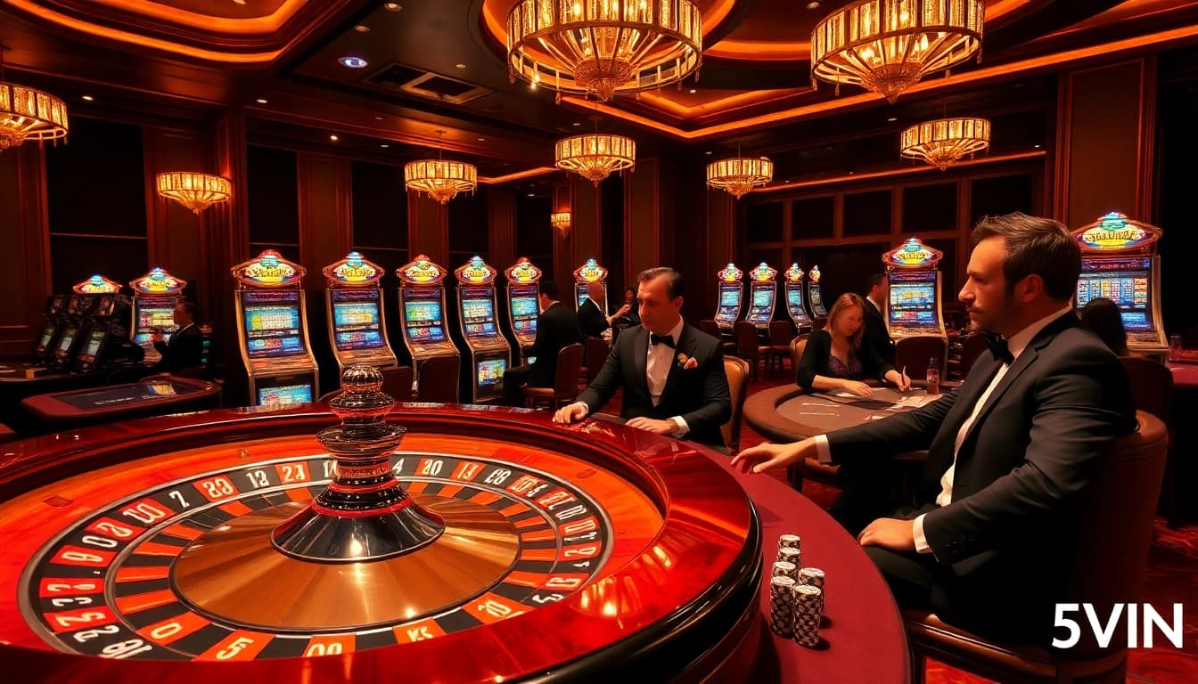 Experience thrilling moments at 69VN's lively casino with poker games and roulette.