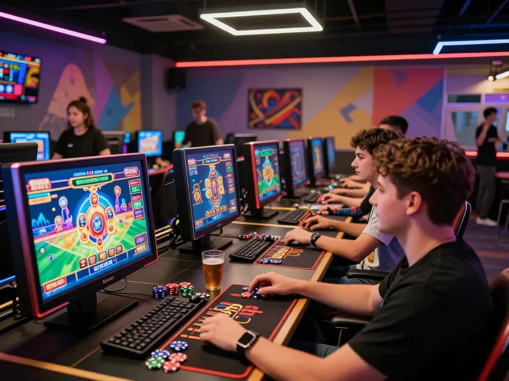 Group enjoying gaming experience on SC88 com with dynamic layouts and vibrant atmosphere.