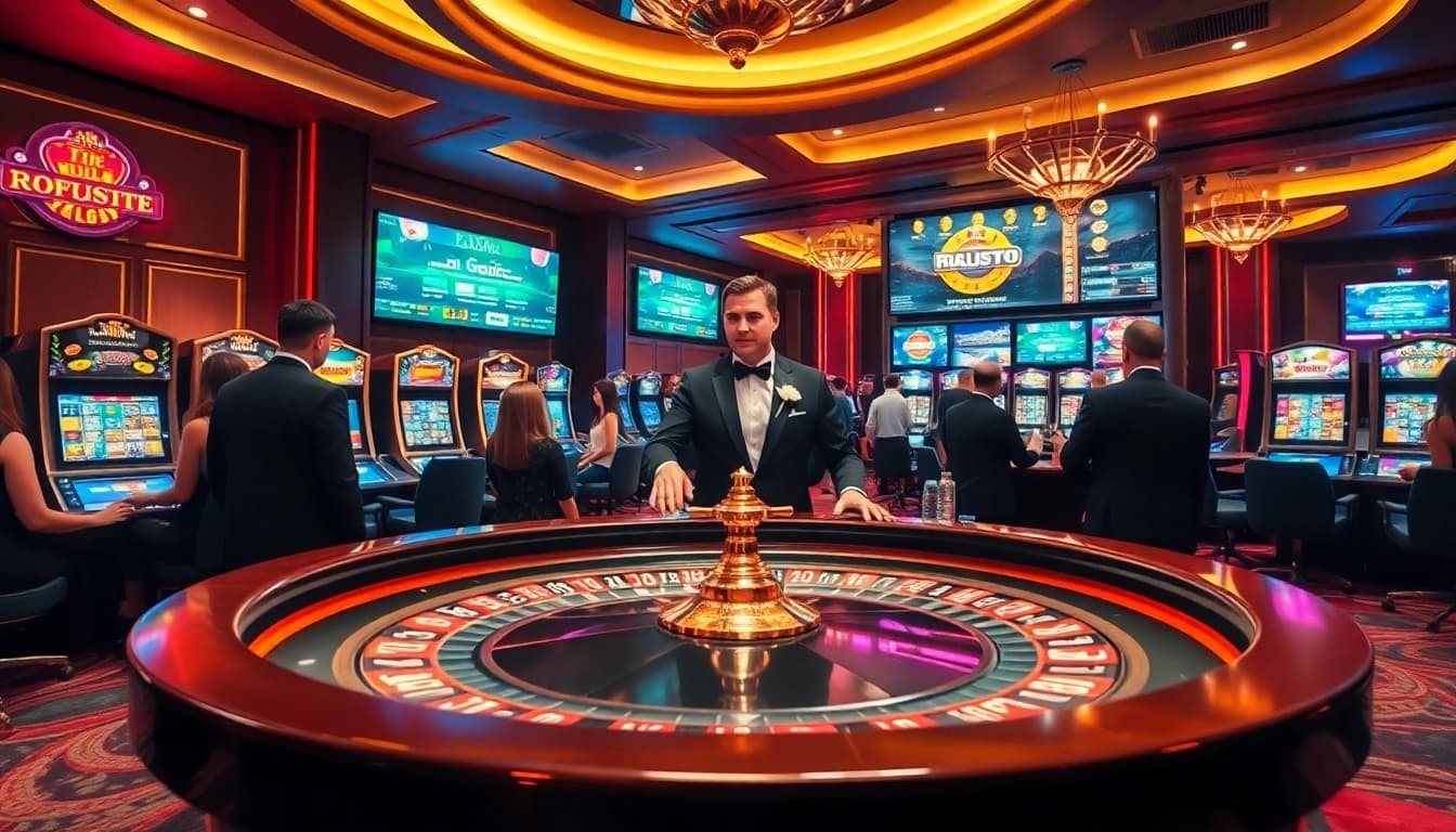 Experience thrilling casino action at AZ88 with poker chips and roulette excitement.