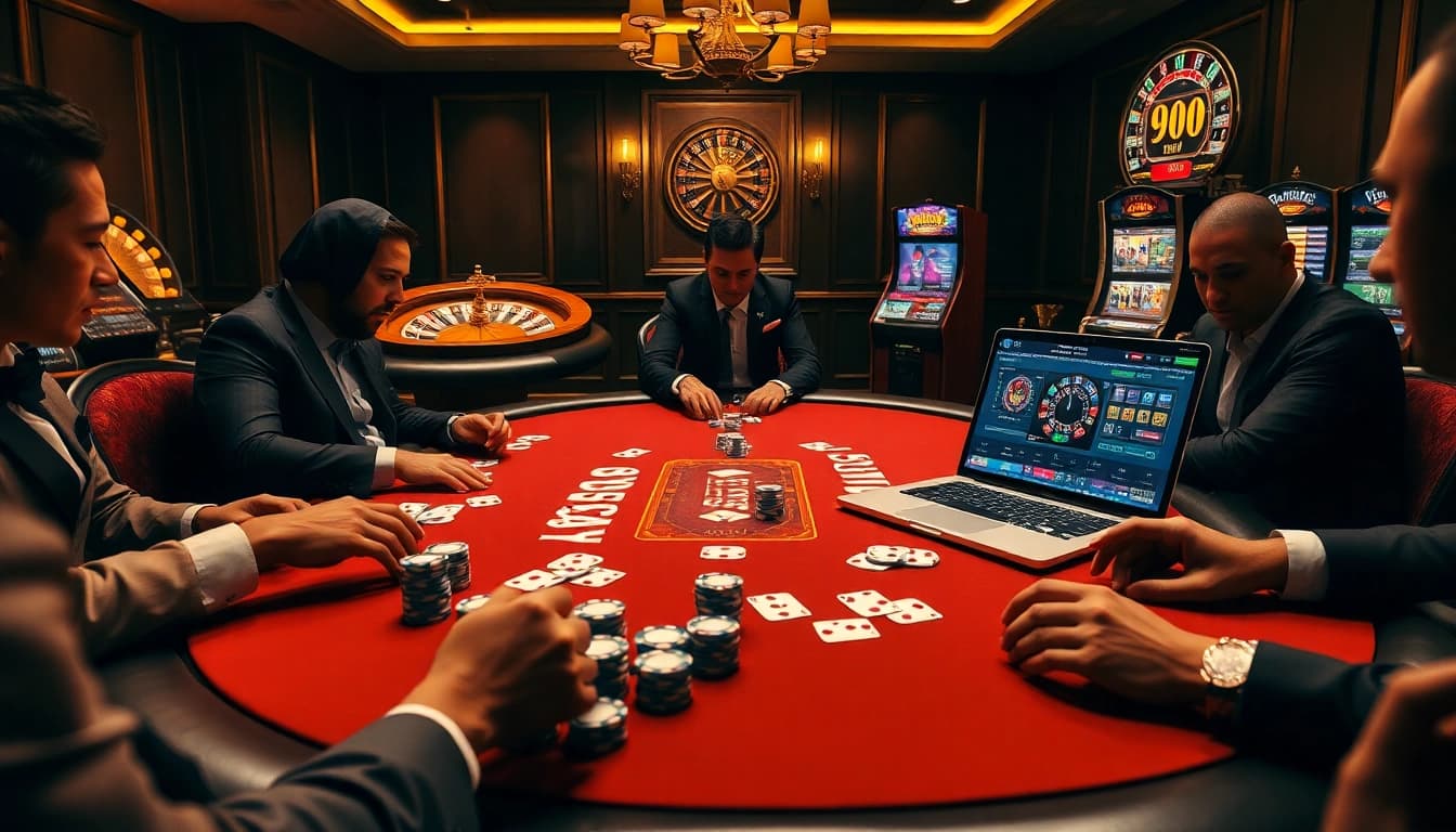 Experience the thrill of high-stakes gambling at https://uu88c.casino/ with poker chips and elegant players.