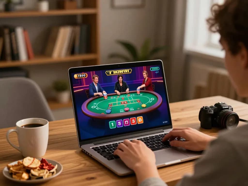 Engaging online gameplay on 88xeng's virtual casino platform showcasing poker action