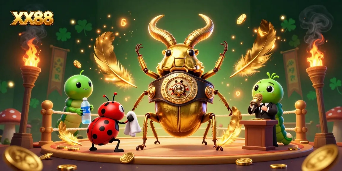 Experience thrilling sports betting action at XX88 with vibrant animated characters in a dynamic arena.