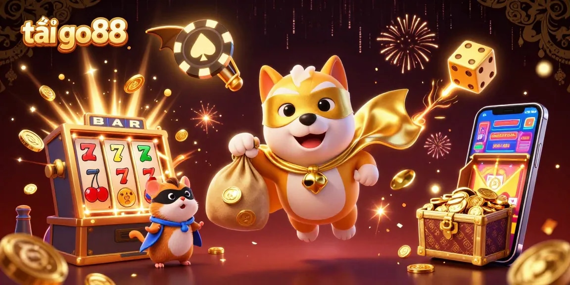 Engage in thrilling casino experiences with tải go88's animated superhero adventure, showcasing vibrant gaming elements.
