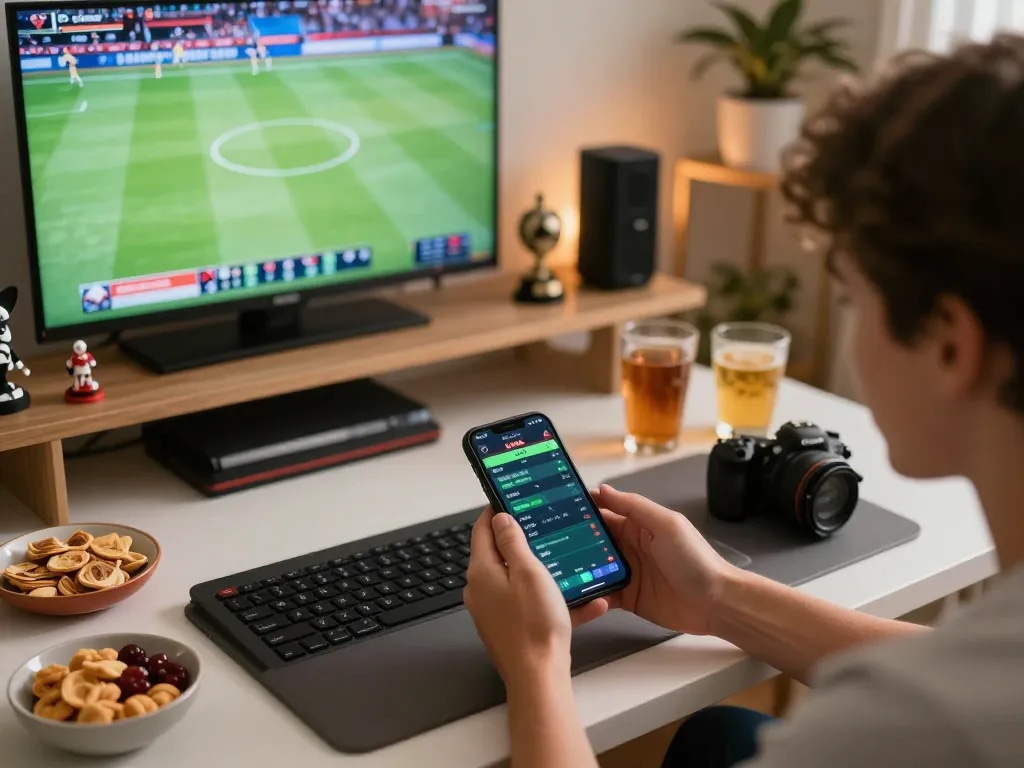 Engaging in online sports betting with 78winbizcom on smartphone app during live game