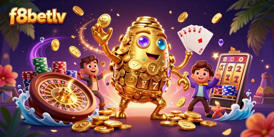 Engage with exhilarating slots and gaming adventures at f8betlv's vibrant casino
