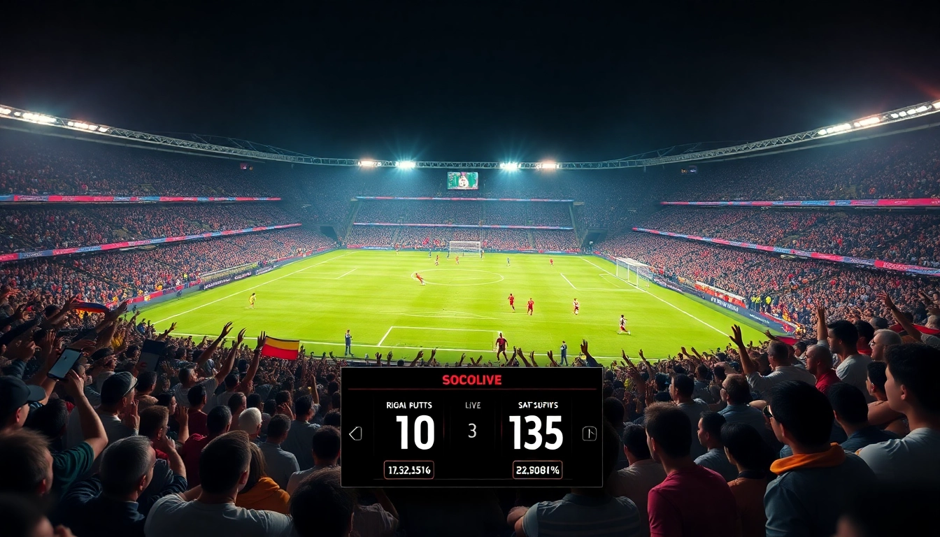 Experience live football action with high-definition streaming on https://socolive.network/, capturing intense moments and fan excitement.