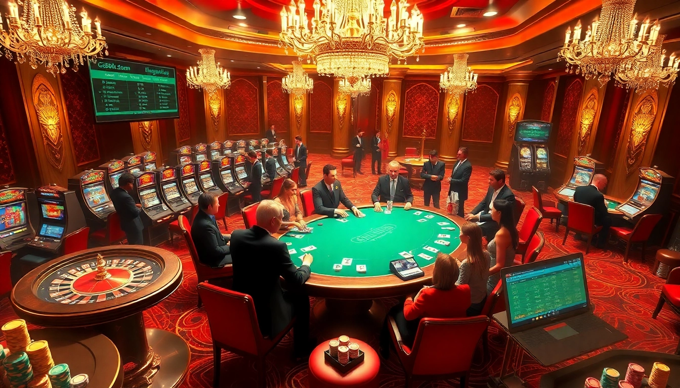 Engage with the excitement of gambling at https://gg88.black/ in a luxurious casino setting.