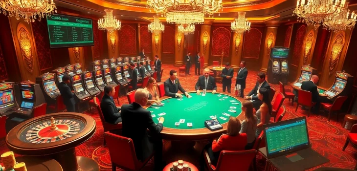 Engage with the excitement of gambling at https://gg88.black/ in a luxurious casino setting.