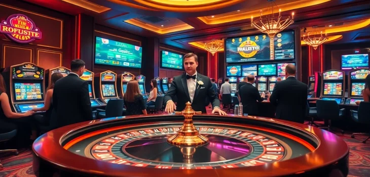 Experience thrilling casino action at AZ88 with poker chips and roulette excitement.