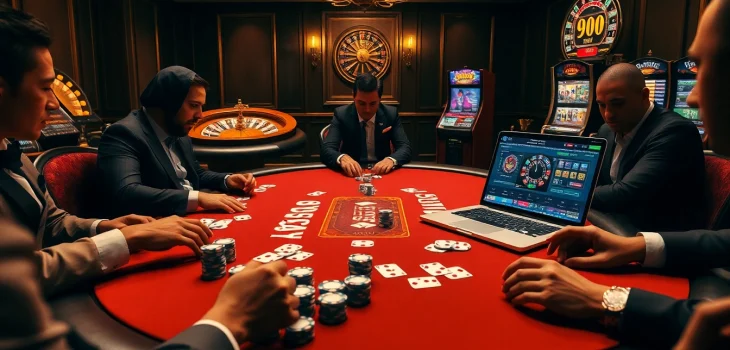 Experience the thrill of high-stakes gambling at https://uu88c.casino/ with poker chips and elegant players.