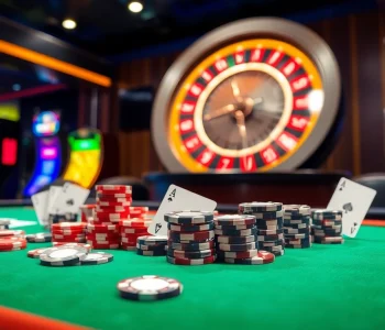 Experience excitement at NHÀ CÁI BEM88 with high-stakes poker and vibrant casino visuals.